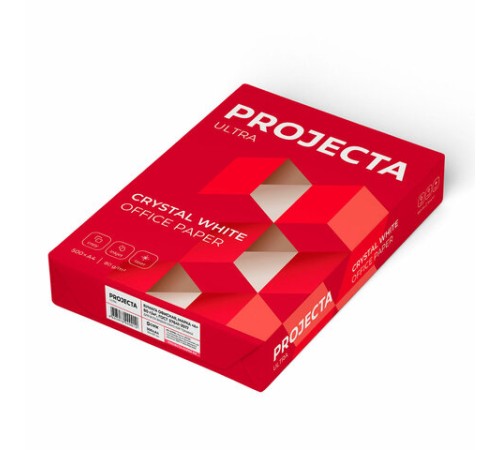 Бумага офисная А4, 80 г/м2, 500 л., марка А, PROJECTA ULTRA, Россия, 162% (CIE)