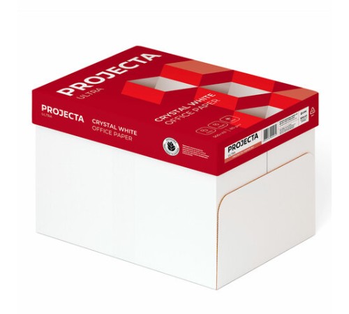 Бумага офисная БОЛЬШОГО ФОРМАТА (297х420), А3, 80 г/м2, 500 л., марка А, PROJECTA ULTRA, Россия, 162% (CIE)