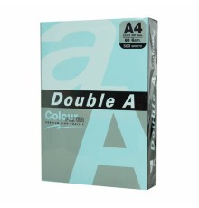 Бумага цветная DOUBLE A, А4, 80 г/м2, 500 л., пастель, голубая