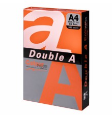 Бумага цветная DOUBLE A, А4, 80 г/м2, 500 л, интенсив, оранжевая