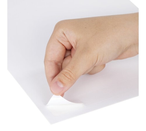 Этикетка самоклеящаяся 48,5х25,4 мм, 44 этикетки, белая, 80 г/м2, 100 листов, STAFF, 115185