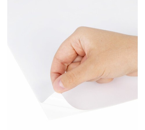 Этикетка самоклеящаяся 52,5х29,7 мм, 40 этикеток, белая, 80 г/м2, 100 листов, STAFF, 115186