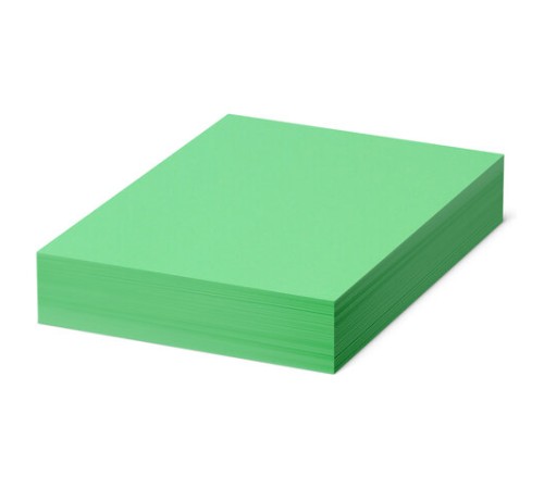 Бумага цветная BRAUBERG, А4, 80 г/м2, 500 л., интенсив, зеленая, для офисной техники, 115213