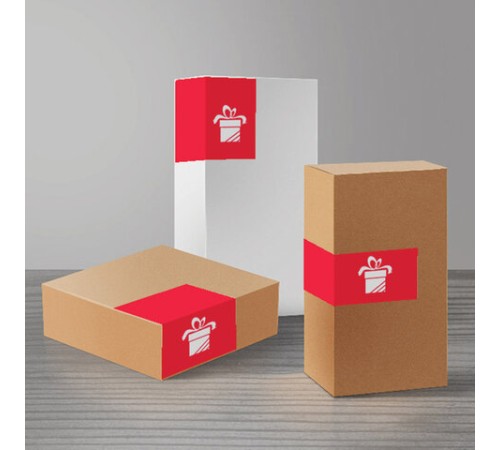 Этикетка самоклеящаяся 210х297 мм, 1 этикетка, красная, 80 г/м2, 50 листов, STAFF, 115229