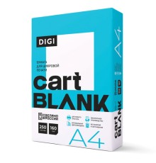 Бумага для цветной лазерной печати А4, ПЛОТНАЯ 160 г/м2, 250 л., CARTBLANK DIGI, 145% (CIE)