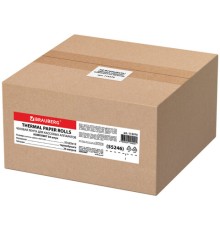 Чековая лента ТЕРМОБУМАГА 57 мм (диаметр 42 мм, длина 25 м, втулка 12 мм), КОМПЛЕКТ 50 шт., BRAUBERG, 115375