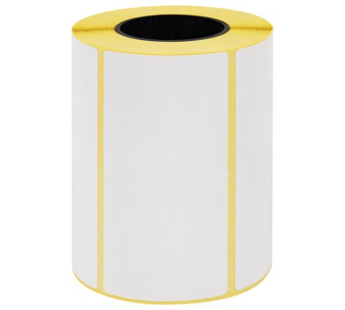 Этикетки термотрансферные, ПОЛУГЛЯНЕЦ, 100х50 мм, 500 этикеток в ролике, 115610