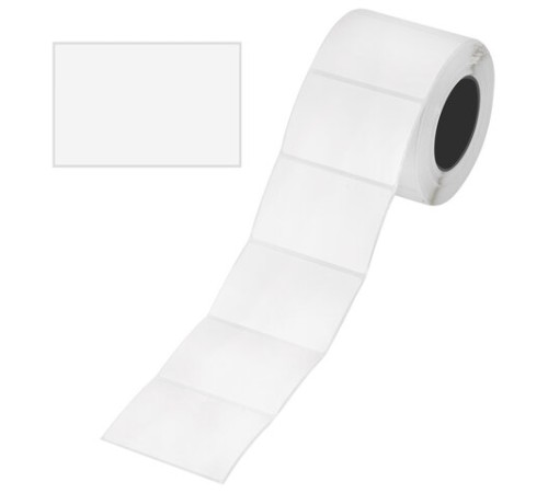 Этикетки термотрансферные, ПОЛИПРОПИЛЕН, 58х40 мм, 700 этикеток в ролике, 115613