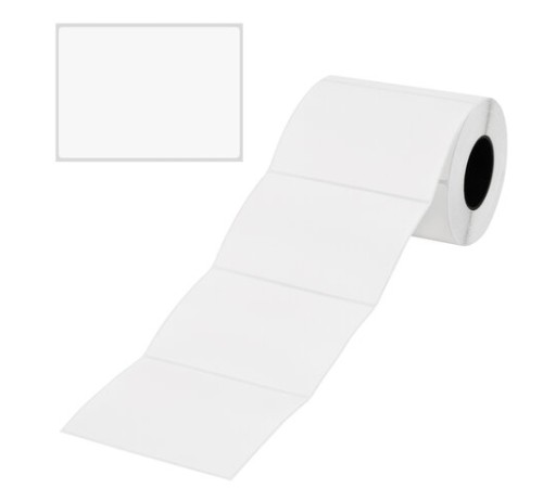 Этикетки термотрансферные, ПОЛИПРОПИЛЕН, 100х72 мм, 500 этикеток в ролике, 115614