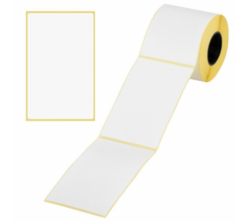 Термоэтикетки ЭКО, 75х120 мм, 300 этикеток в ролике, 115617