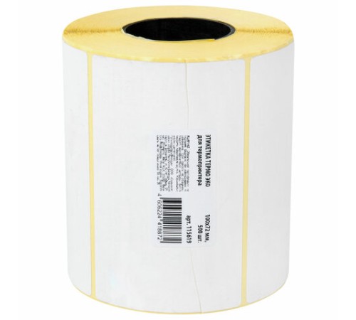 Термоэтикетки ЭКО, 100х72 мм, 500 этикеток в ролике, 115619