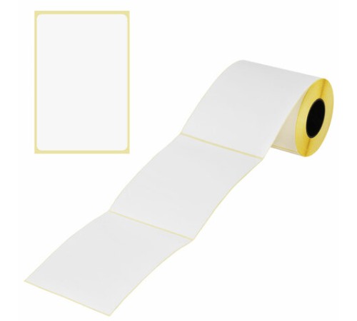 Термоэтикетки ЭКО, 100х150 мм, 300 этикеток в ролике, 115621