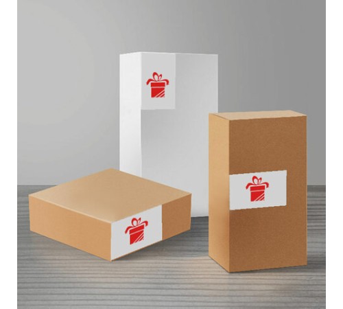 Этикетка самоклеящаяся 105х99 мм, 6 этикеток, белая, 80 г/м2, 50 листов, STAFF BASIC, 115645