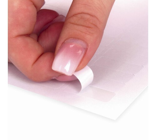 Этикетка самоклеящаяся 25,4х10 мм, 189 этикеток, белая, 80 г/м2, 50 листов, STAFF BASIC, 115666