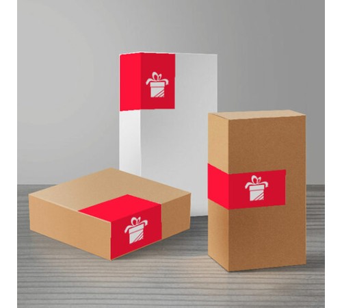 Этикетка самоклеящаяся 210х297 мм, 1 этикетка, красная, 80 г/м2, 50 листов, STAFF BASIC, 115684