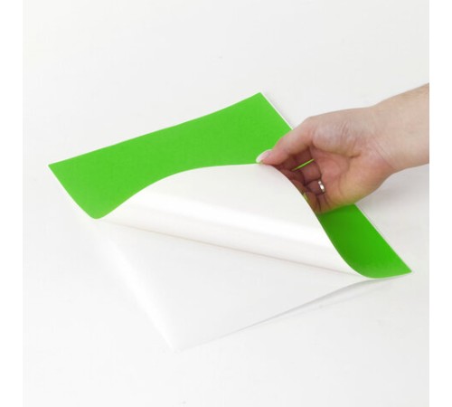 Этикетка самоклеящаяся 210х297 мм, 1 этикетка, зеленая, 80 г/м2, 50 листов, STAFF BASIC, 115685