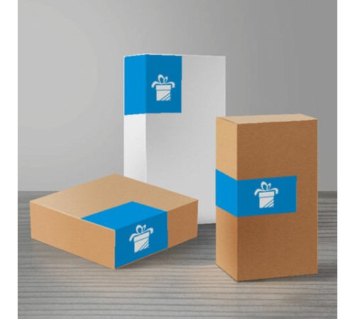 Этикетка самоклеящаяся 210х297 мм, 1 этикетка, синяя, 80 г/м2, 50 листов, STAFF BASIC, 115686