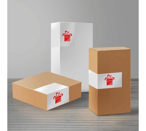 Этикетка самоклеящаяся ГЛЯНЦЕВАЯ 210х297 мм, 1 этикетка, белая, 80 г/м2, 100 л., STAFF BASIC, 115687