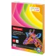 Бумага цветная BRAUBERG, А4, 75 г/м2, 250 л. (5 цветов х 50 листов), НЕОН, для офисной техники, 116668