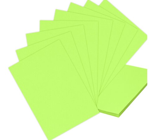 Бумага цветная BRAUBERG, А4, 75 г/м2, 100 л., НЕОН, зеленая, для офисной техники, 116671