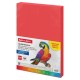 Бумага цветная ПЛОТНАЯ BRAUBERG, А4, 160 г/м2, 250 л., красная, интенсив, для печати, творчества, 116672