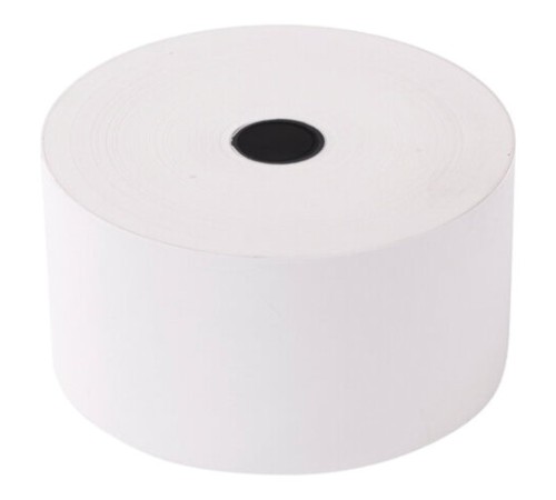 Чековая лента ТЕРМОБУМАГА 80 мм, (диаметр 120 мм, длина 170 м, втулка 26 мм), слой наружу, КОМПЛЕКТ 2 шт., 117524