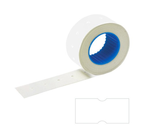 Этикет-лента 21х12 мм, прямоугольная, белая, КОМПЛЕКТ 10 рулонов по 1000 этикеток, 117547