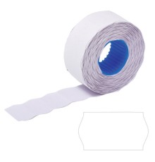 Этикет-лента 22Х12 мм, волна, белая, КОМПЛЕКТ 10 рулонов по 1000 этикеток, 117548