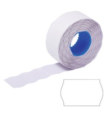 Этикет-лента 26х16 мм, волна, белая, КОМПЛЕКТ 10 рулонов по 1000 этикеток, 117550