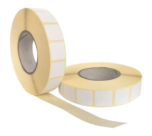 Этикетки для Честного Знака термотрансферные ПОЛУГЛЯНЕЦ, 15х15 мм, КОМПЛЕКТ 7 рулонов по 2000 этикеток, 117622