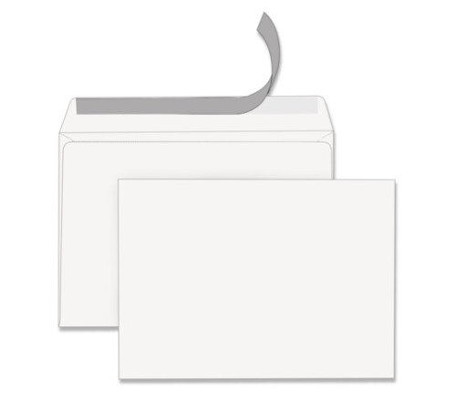 Конверты С4 (229х324 мм), отрывная лента, 100 г/м2, КОМПЛЕКТ 500 шт., STAFF, 118666