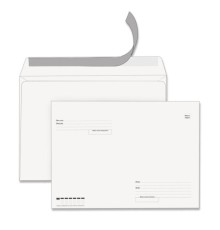 Конверты С4 (229х324 мм), отрывная лента, 