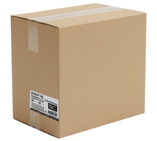 Конверты С4 (229х324 мм), отрывная лента, 