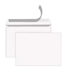 Конверты С4 (229х324 мм), отрывная лента, 80 г/м2, КОМПЛЕКТ 50 шт., внутренняя запечатка, STAFF, 118668