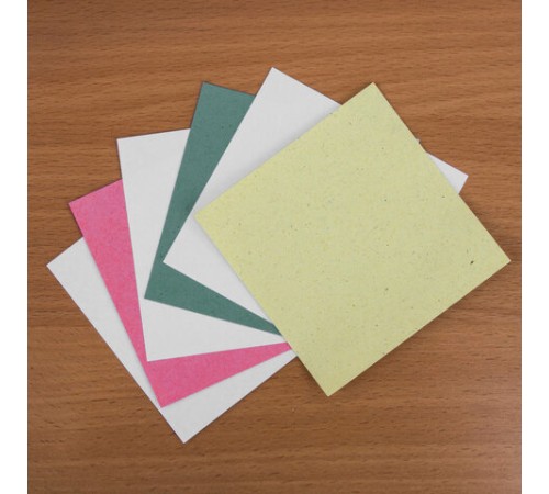 Блок для записей STAFF, проклеенный, куб 8х8 см, 350 листов, цветной, 120384