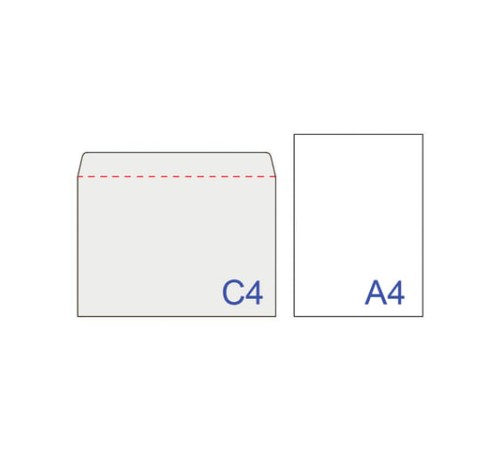 Конверты С4 (229х324 мм), отрывная лента, 100 г/м2, КОМПЛЕКТ 25 шт., BRAUBERG, 121852