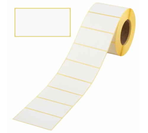 Термоэтикетки ЭКО, 58х30 мм, 900 этикеток в ролике, 122065