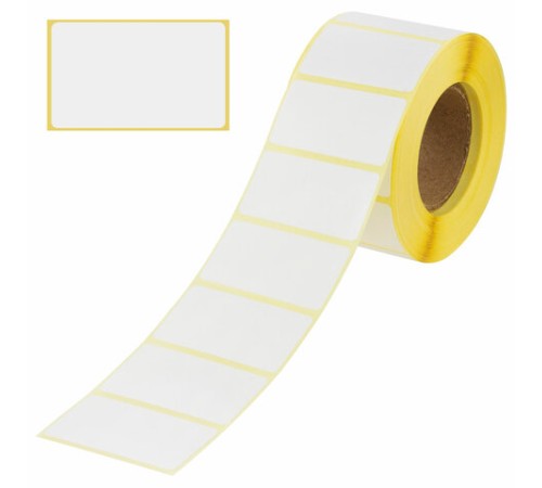 Термоэтикетки ЭКО, 43х25 мм, 1000 этикеток в ролике, 122066
