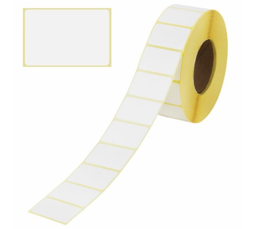 Термоэтикетки ЭКО, 30х20 мм, 2000 этикеток в ролике, 122067