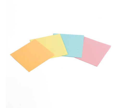 Блок для записей BRAUBERG в подставке прозрачной, куб 9х9х5 см, цветной, 122226