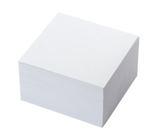 Блок для записей BRAUBERG, непроклеенный, куб 9х9х5 см, белый, белизна 95-98%, 122338