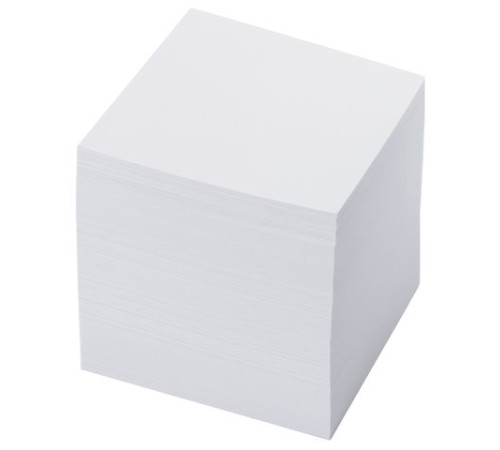 Блок для записей BRAUBERG, непроклеенный, куб 9х9х9 см, белый, белизна 95-98%, 122340