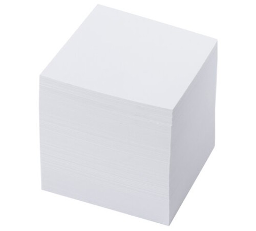Блок для записей ОФИСМАГ непроклеенный, куб 9х9х9 см, белый, белизна 95-98%, 123019