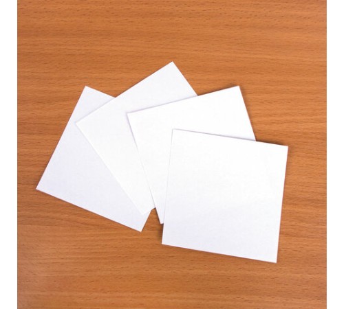 Блок для записей ОФИСМАГ непроклеенный, куб 9х9х9 см, белый, белизна 95-98%, 123019