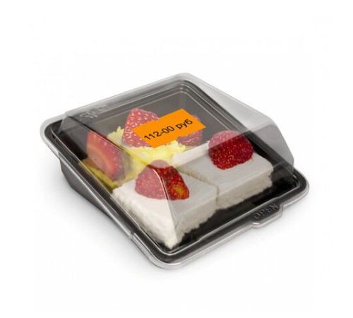 Этикет-лента 21х12 мм, прямоугольная, оранжевая, комплект 5 рулонов по 600 шт., BRAUBERG, 123570