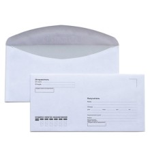 Конверты Е65 (110х220 мм), клей, 