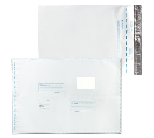 Конверт-пакеты ПОЛИЭТИЛЕН B3 (360х500 мм) до 500 л., отрывная лента, 