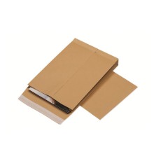 Конверт-пакеты С4 объемные (229х324х40 мм), до 250 листов, крафт-бумага, отрывная полоса, КОМПЛЕКТ 25 шт., 381227.25