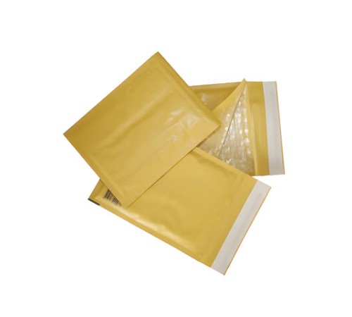 Конверт-пакеты с прослойкой из пузырчатой пленки (170х225 мм), крафт-бумага, отрывная полоса, КОМПЛЕКТ 10 шт., С/0-G.10