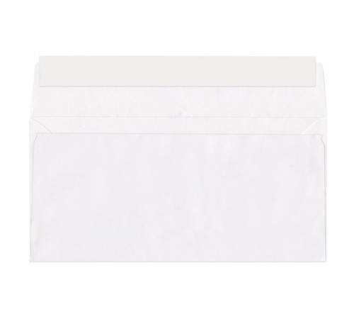 Конверты Е65 (110х220 мм), отрывная лента, 80 г/м2, КОМПЛЕКТ 1000 шт., 41623